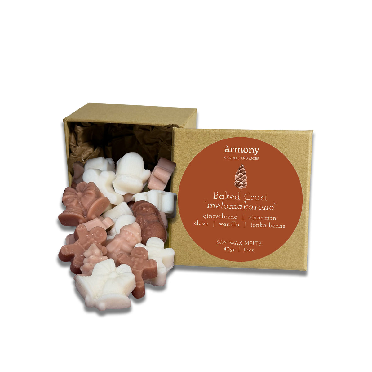 Baked Crust "Μελομακάρονο" Wax Melts Box