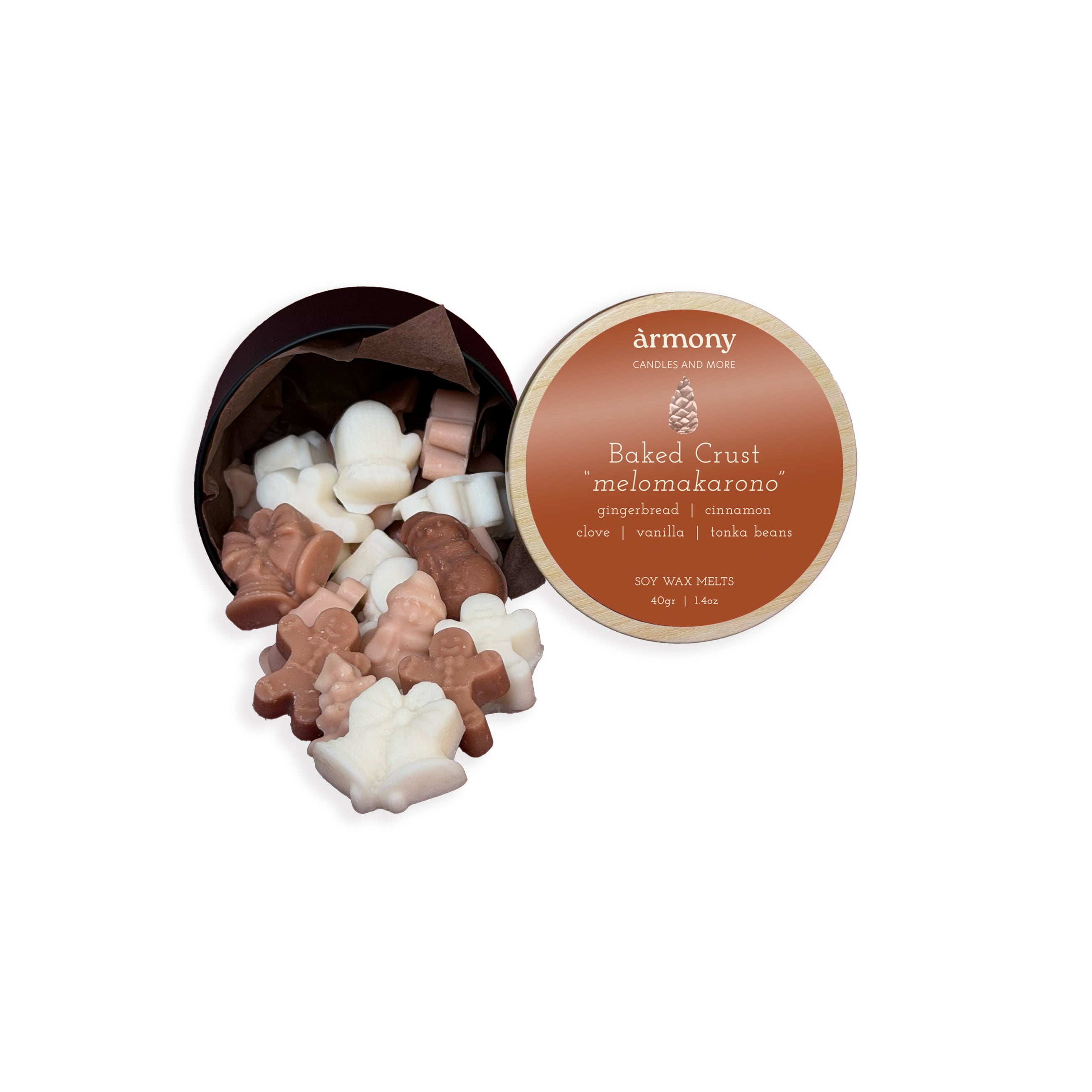 Baked Crust "Μελομακάρονο" Wax Melts Box